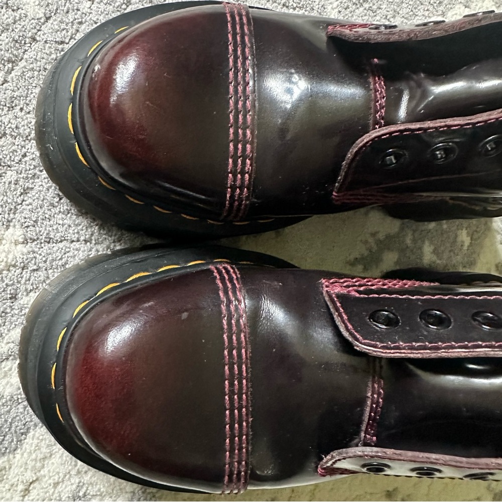 Dr. Martens Sinclair Arcadia Cherry Red boots - Picture 7 of 11